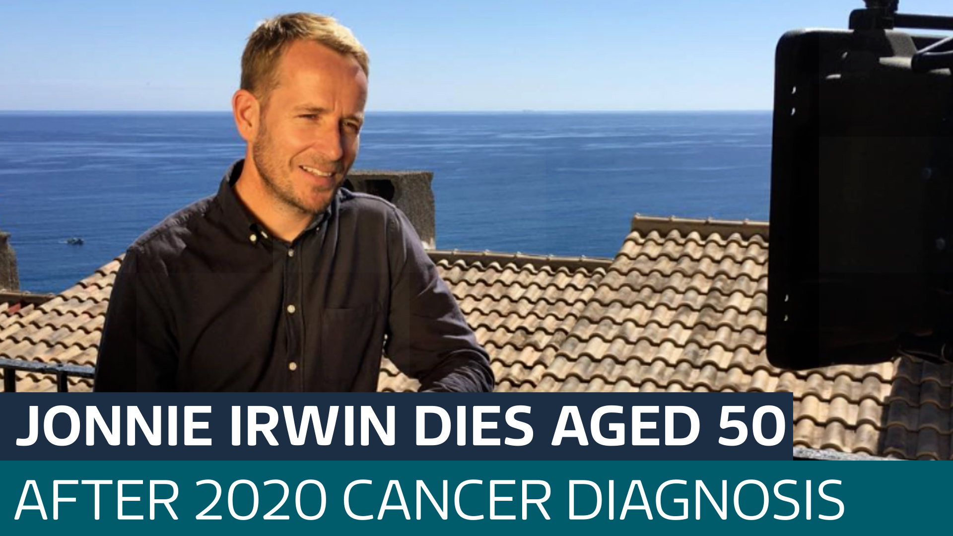 TV presenter Jonnie Irwin dies at the age of 50 from terminal cancer