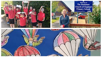 Bridget Harrison Head teacher skydive for school funds