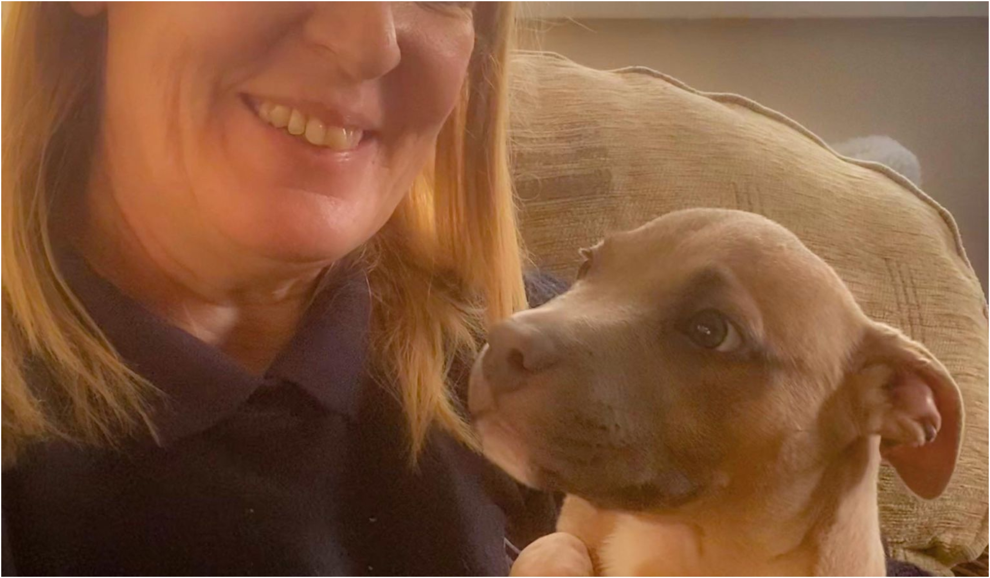 The puppy has been given a second 'Chance'.