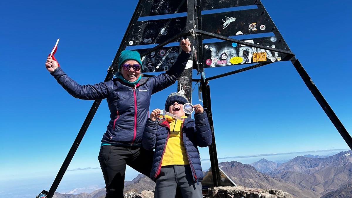 Eight-year-old completes &rsquo;emotional&rsquo; climb up highest peak in north Africa | ITV News