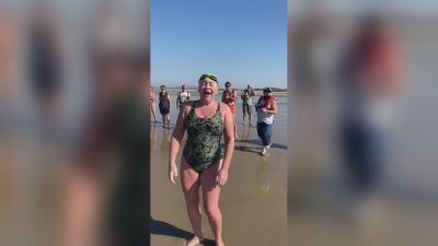 Kate Hartwright decided she wanted to mark her 50th birthday by swimming the English Channel. 
