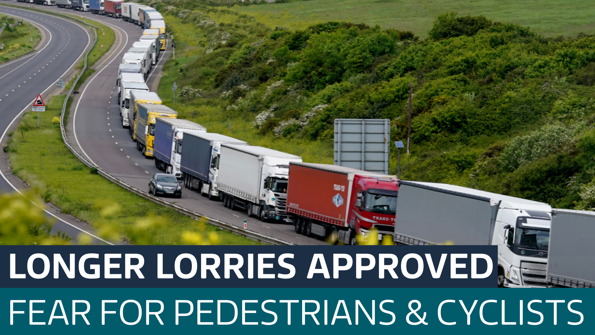 Longer lorries allowed on Britain's roads despite pedestrian fears
