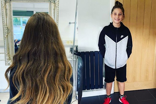 Donating hair best sale to charity uk