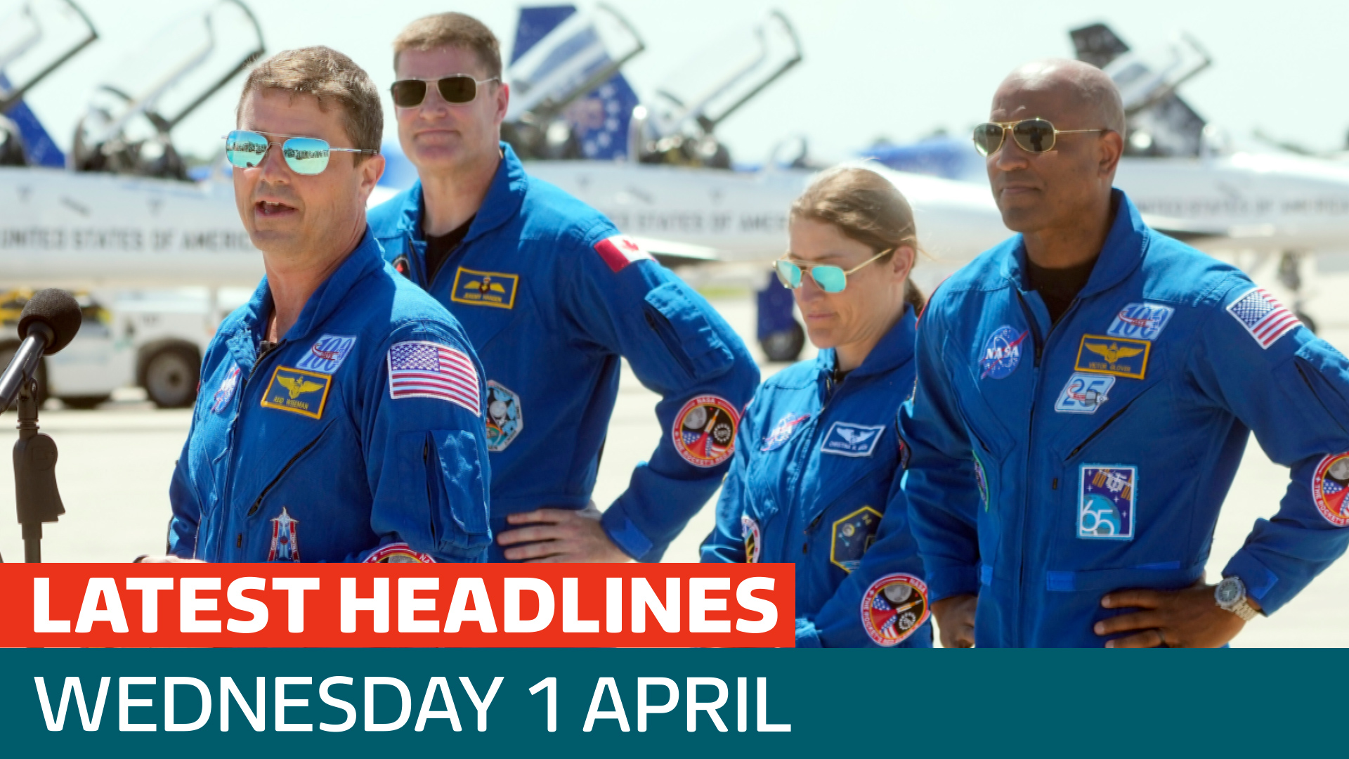 The latest headlines - as NASA's Artemis moon mission prepares for take-off - Latest From ITV News