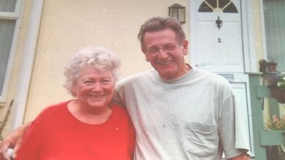 Still of Pamela Davis and Alan Davis, who both died from Covid
