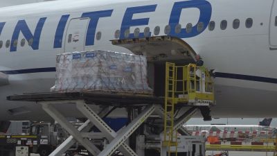 united airlines sending baby milk to US 
