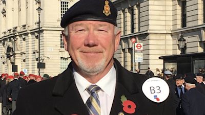 Veteran Robert Lodge has been invited to the Queen's funeral.
Credit: PA