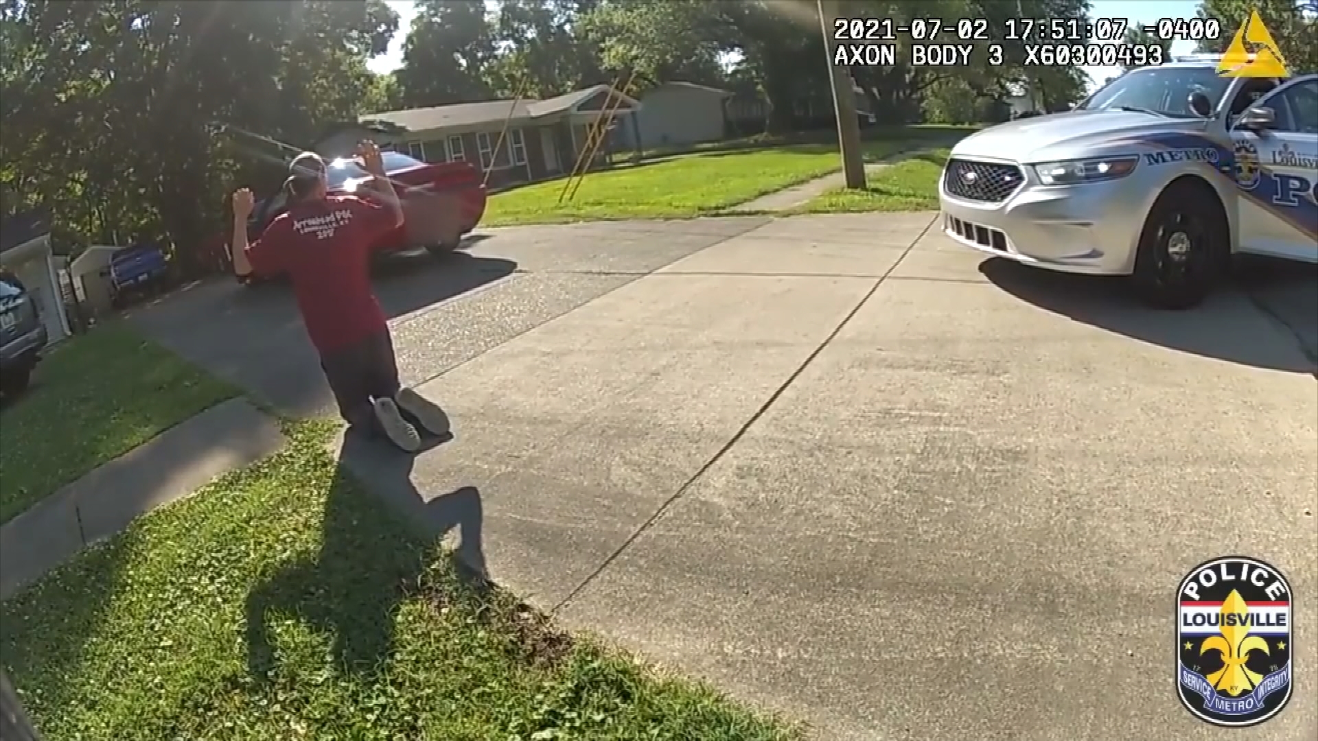 Bodycam footage shows sixyearold girl rescued by police after being