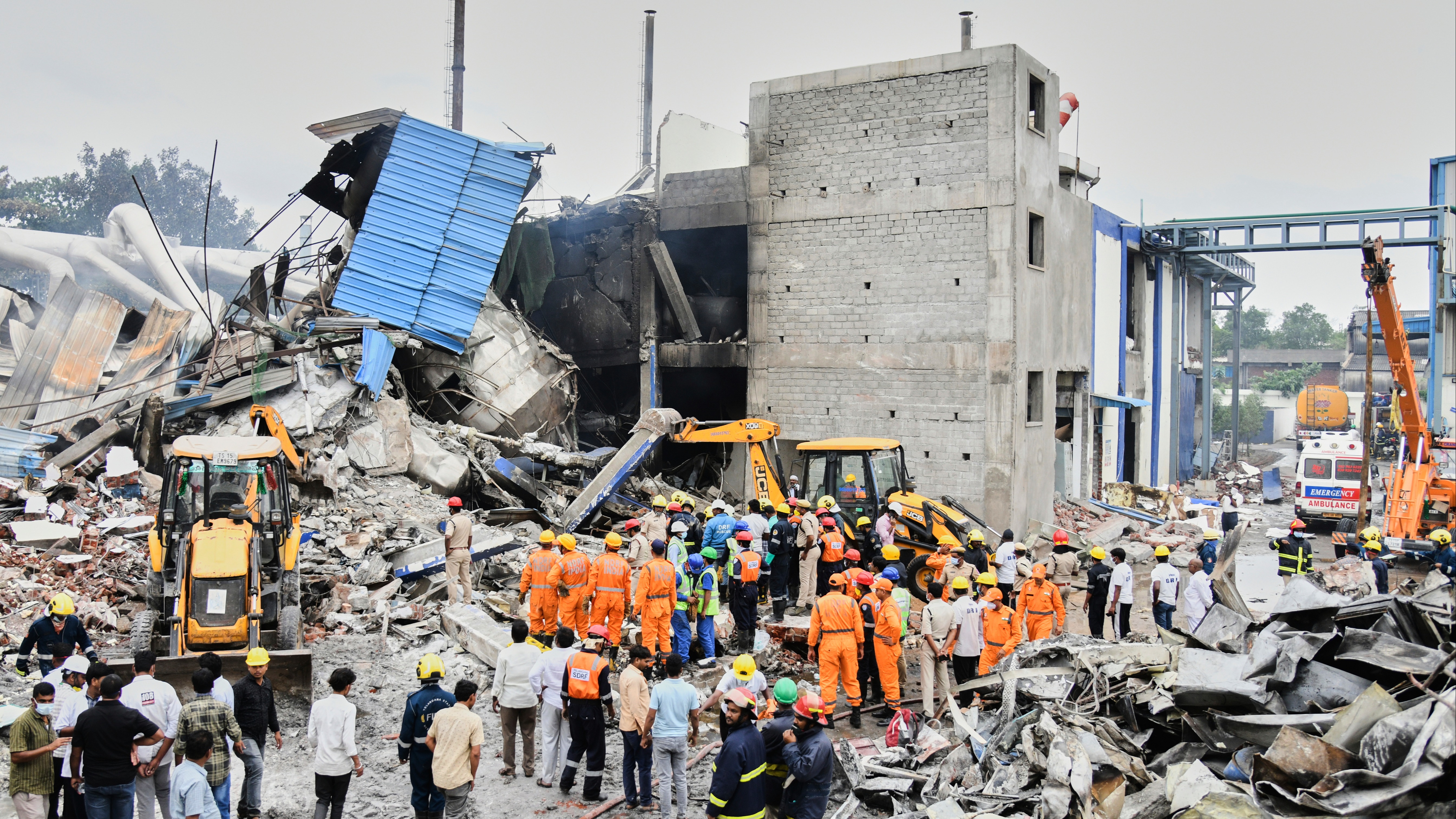At least 36 killed after factory explosion and fire in India