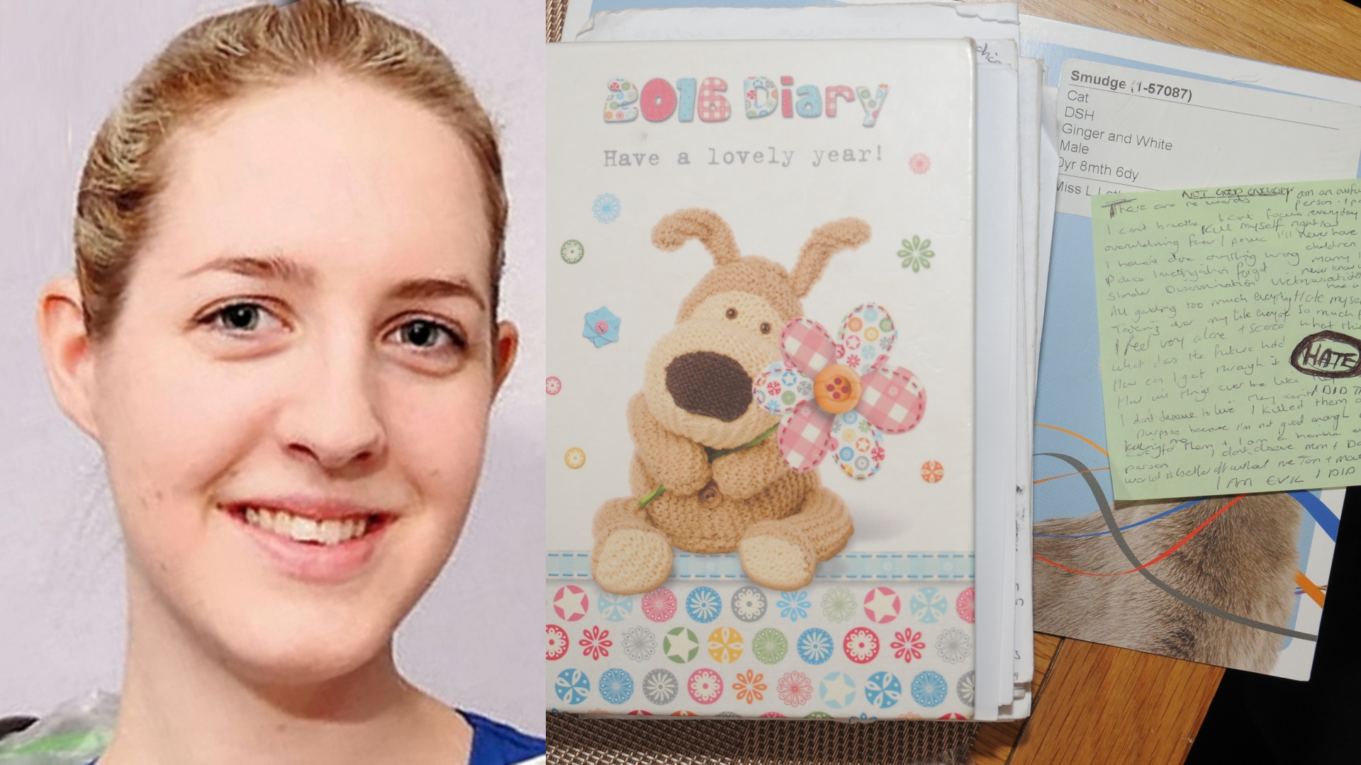 Lucy Letby photographed sympathy card for baby she is accused of ...