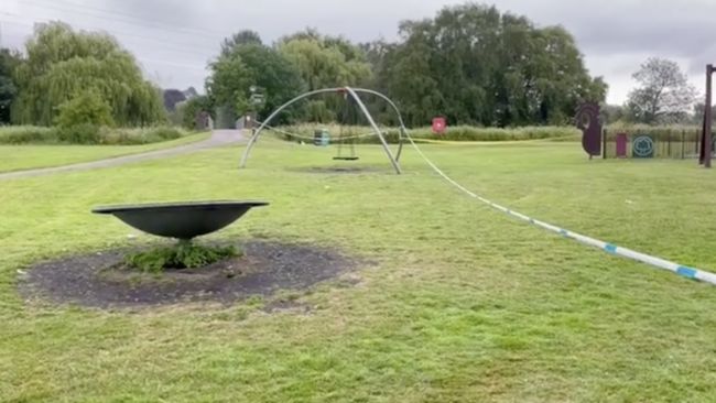 STAF_PLAYGROUND CORDONED OFF AT WASHLANDS AFTER WOMAN'S BODY FOUND.mp4