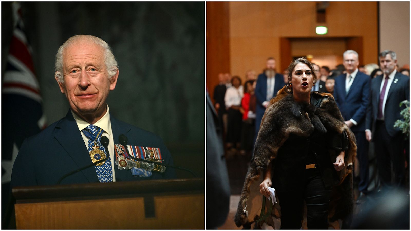 „Sie sind nicht unser König“: Indigener Senator schreit Charles im ...