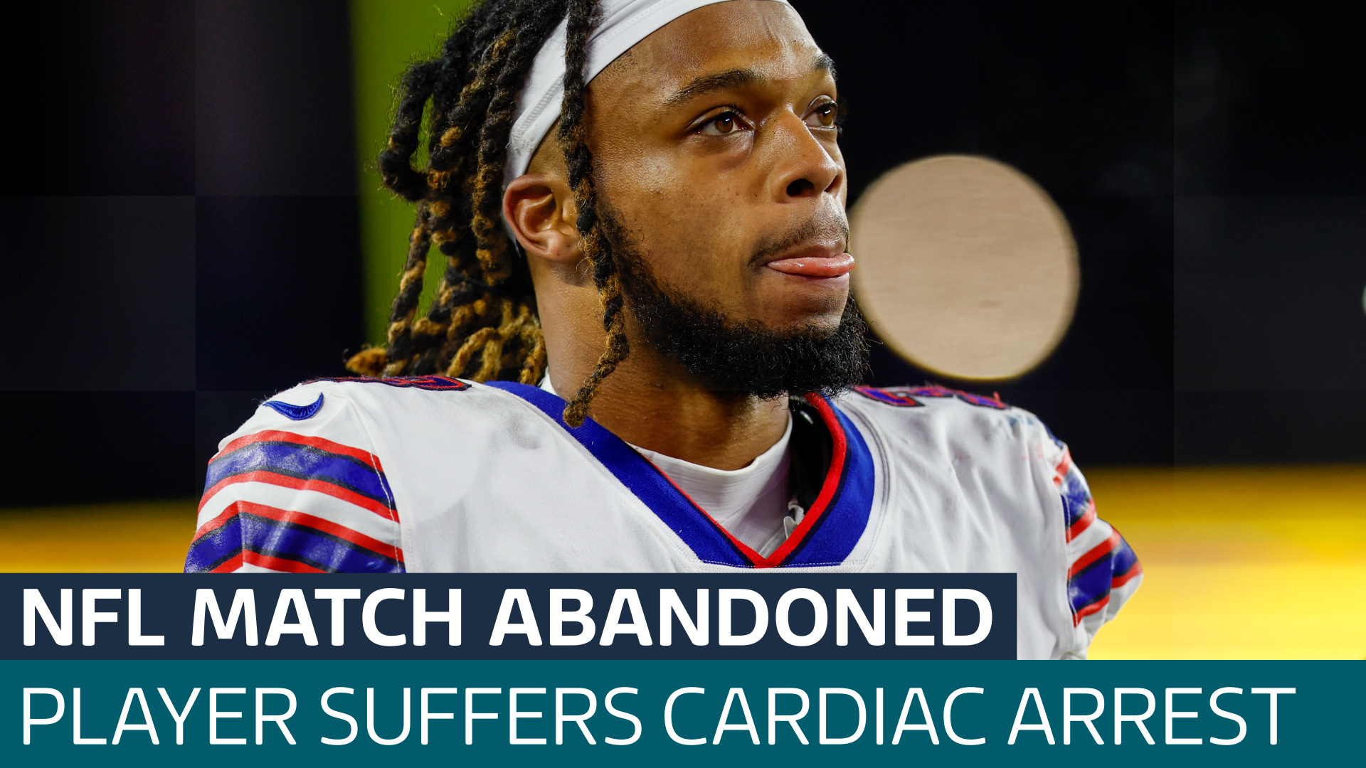 American Football player collapses on field with suspected cardiac ...