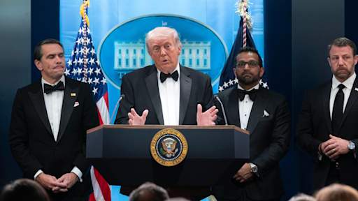 White House press dinner shooting: Trump was remarkably calm and good humoured