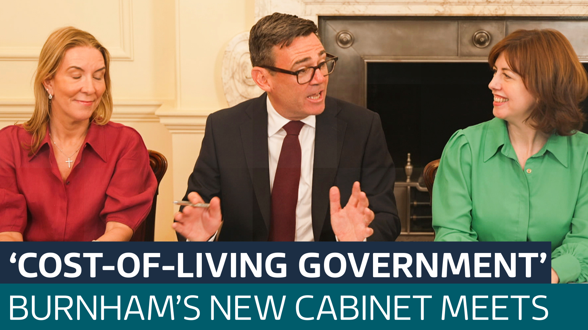 Burnham urges cabinet to 'deliver on cost of living' as he chairs first meeting