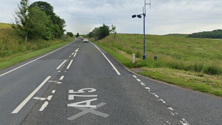 A75 blocked both ways between Dumfries and Castle Douglas after a