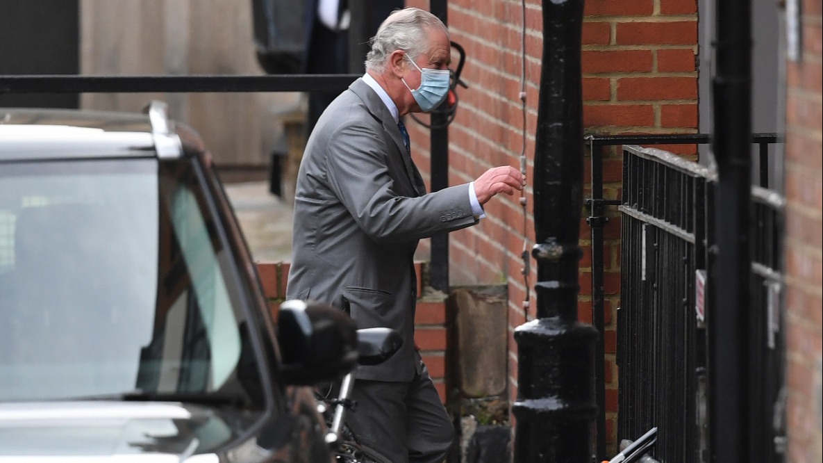 Prince Charles visits his father the Duke of Edinburgh in hospital
