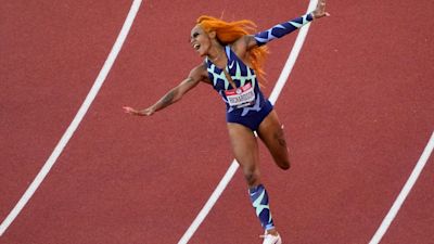 US champion Sha’Carri Richardson banned from Olympic 100m after