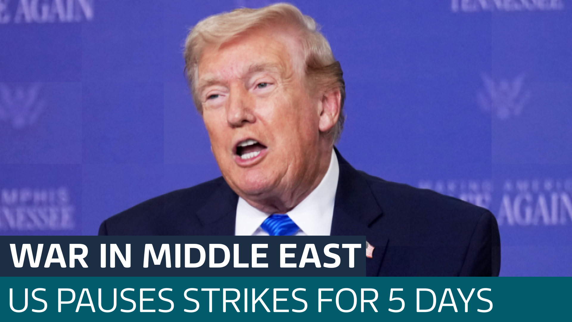 Trump claims US and Iran have discussed the 'complete and total resolution of hostilities' in region - Latest From ITV News