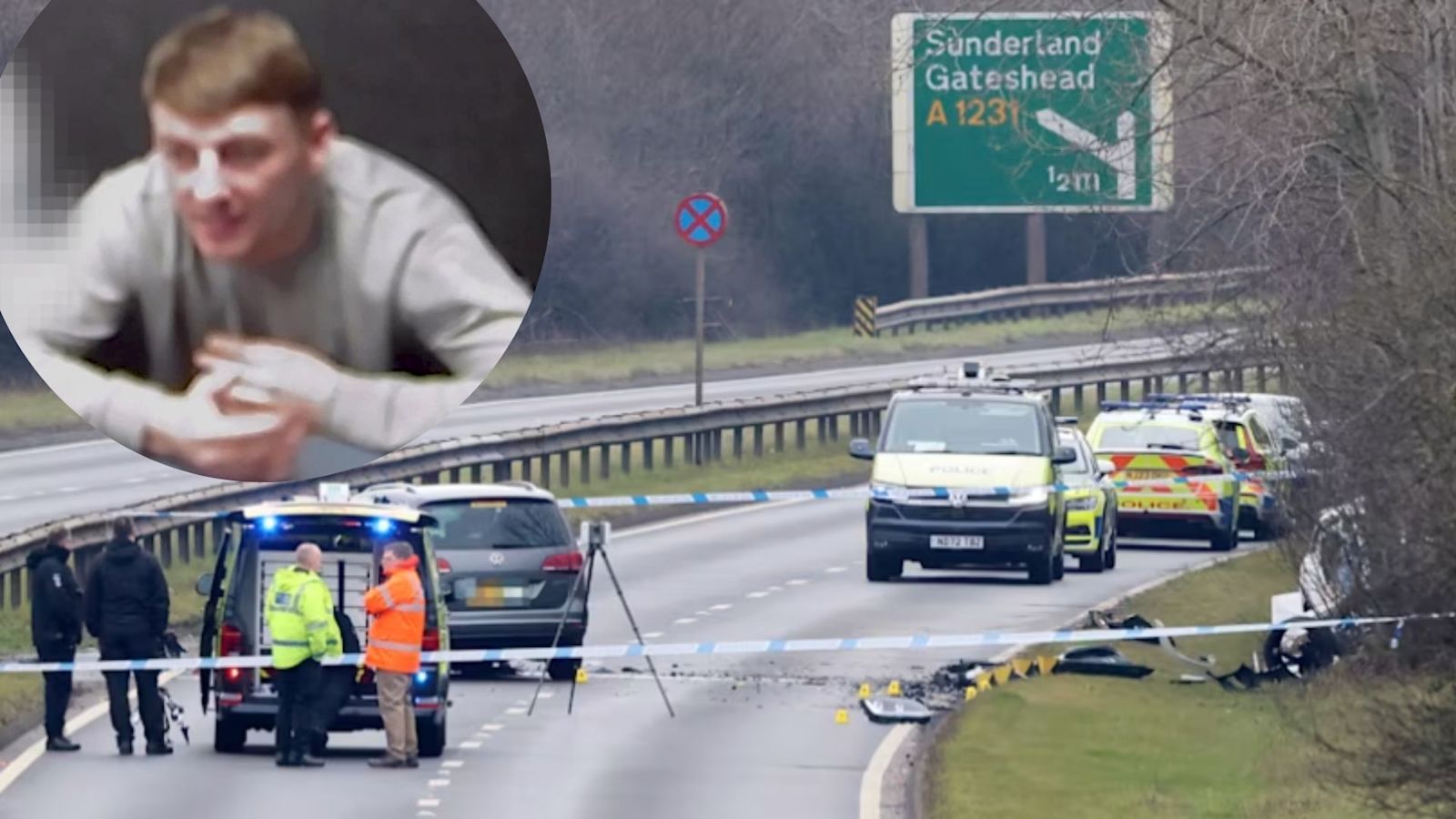 Banned driver high on drugs kills girlfriend in 136mph wrong-way crash after police chase — image 1