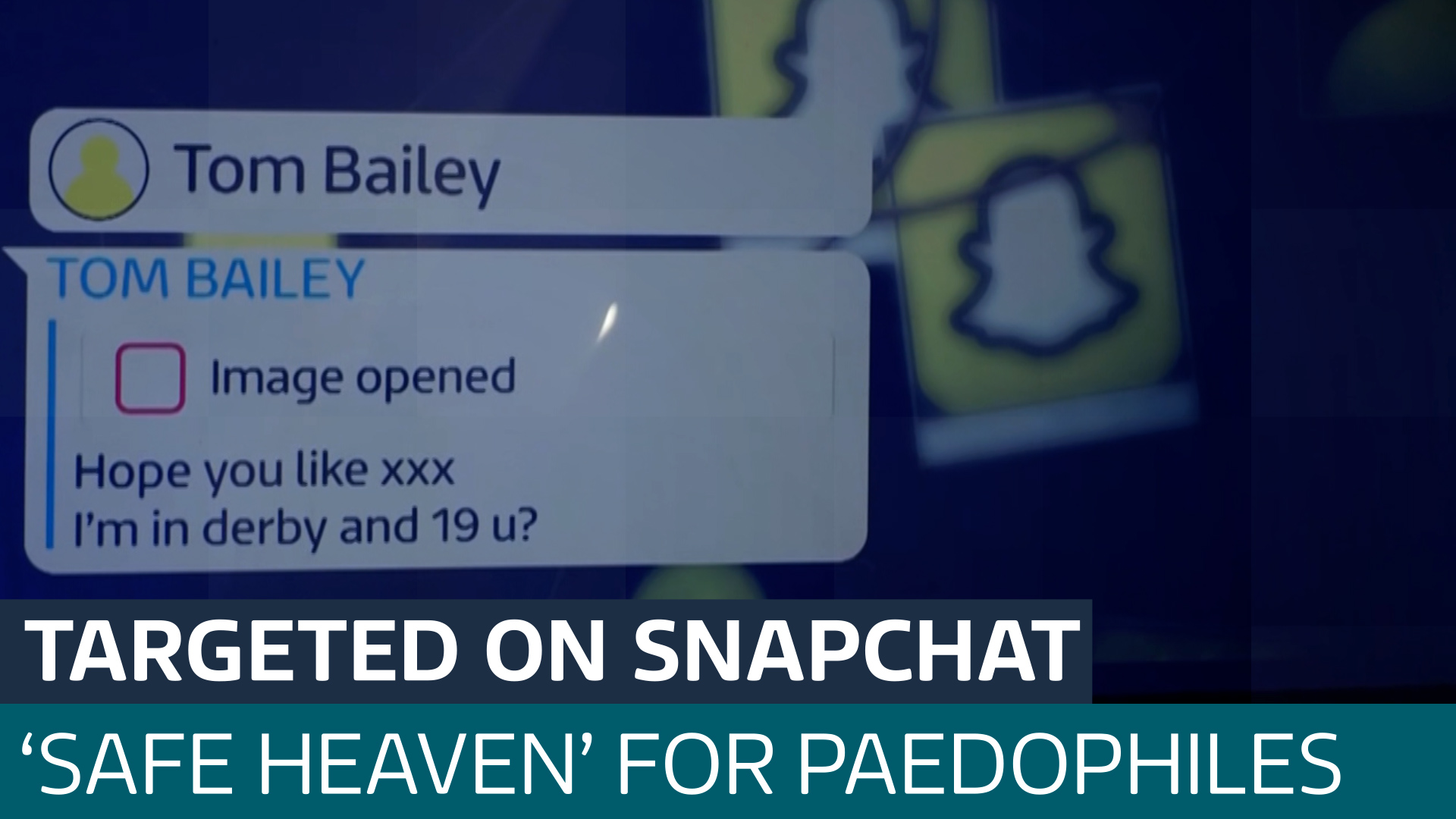 A ‘safe haven’ for paedophiles – thousands of children abused on Snapchat