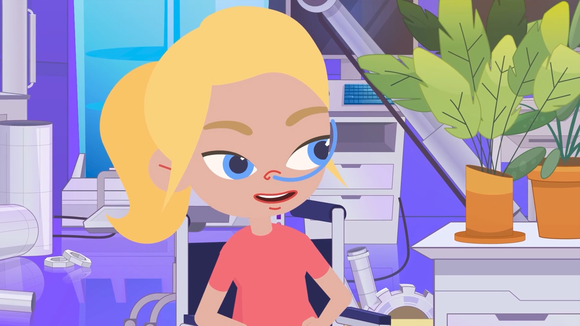 Cartoon Schoolgirl Porn - Salford schoolgirl stars in animated series to encourage girls into STEM  careers | ITV News Granada