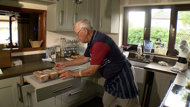 Baker David Brown has raised thousands of pounds for Help for Heroes.