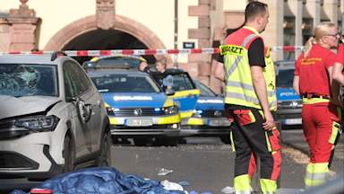 Leipzig: Two killed after car drives into crowd of people