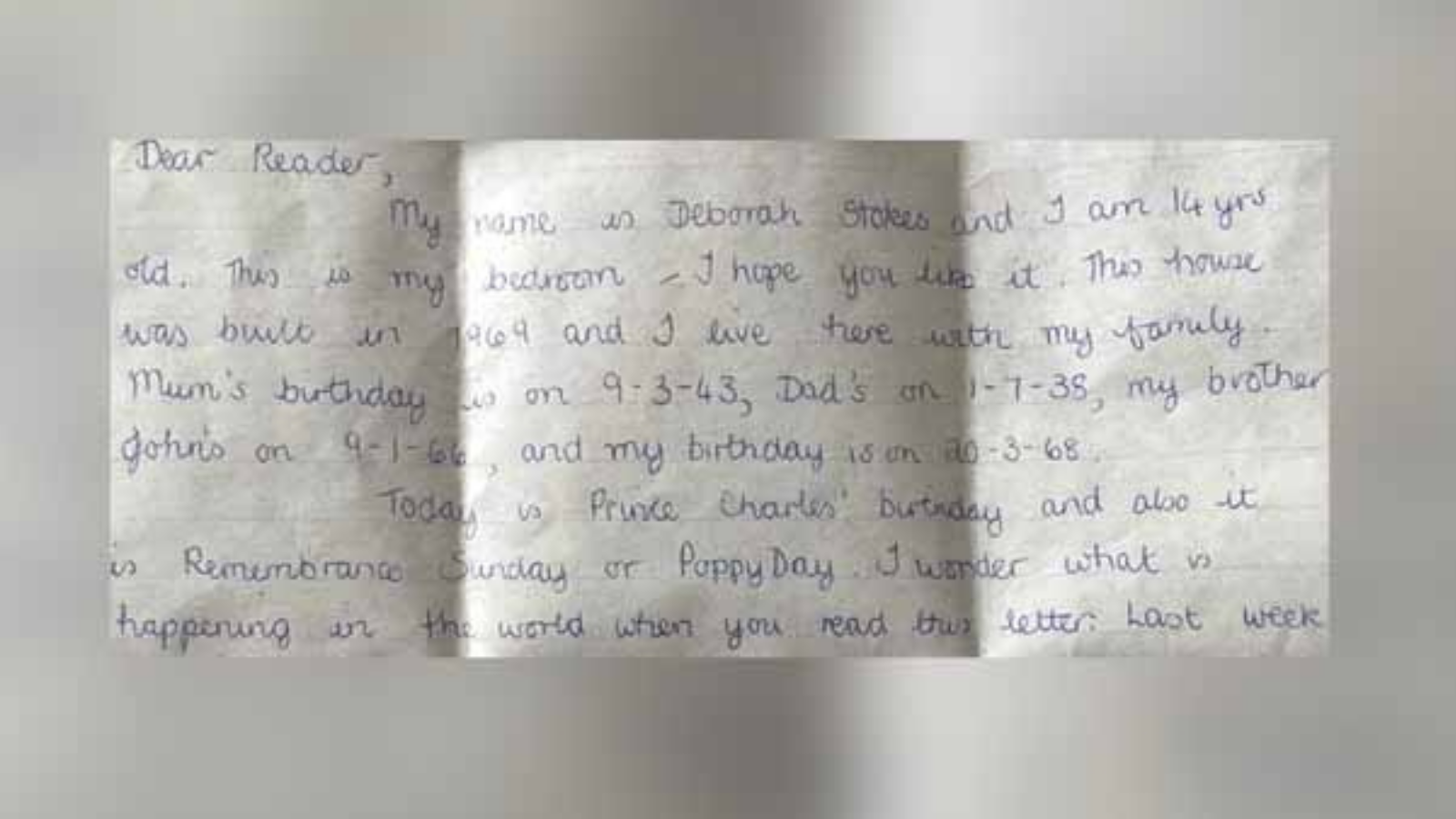 To the finder of this letter': Fascinating discovery of note written by  Burton girl 40 years ago