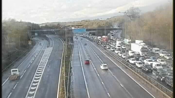 M25 Traffic: Parts Of Motorway Brought To Near Standstill Due To ...