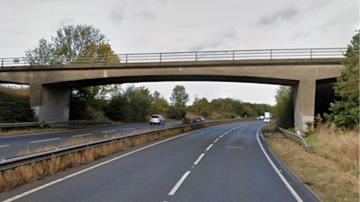 The crash happened on the A1 at Eaton Socon in Cambridgeshire.
Credit: Google