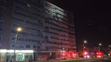 Drone hits Romanian apartment block as Nato condemns Russia's 'recklessness'