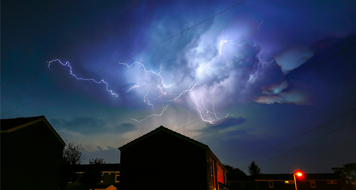 Last night’s epic lightning show across the Midlands | ITV News Central