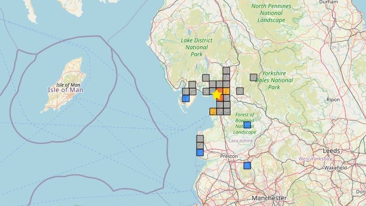 Image for 3.3-magnitude earthquake 'shakes homes' in north-west England