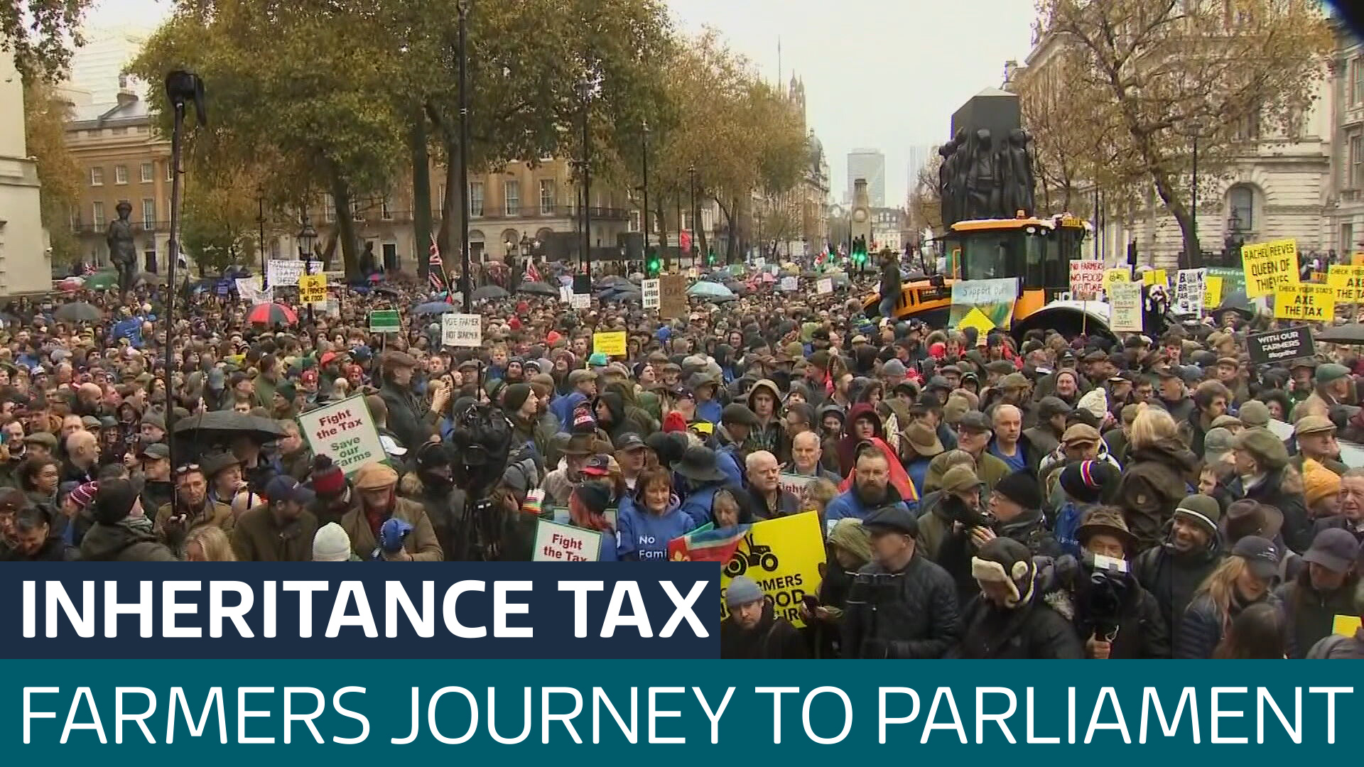 Thousands of farmers protest against a rise in inheritance tax - Latest ...