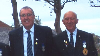 Best friends Bob Boak and Roy Buttle