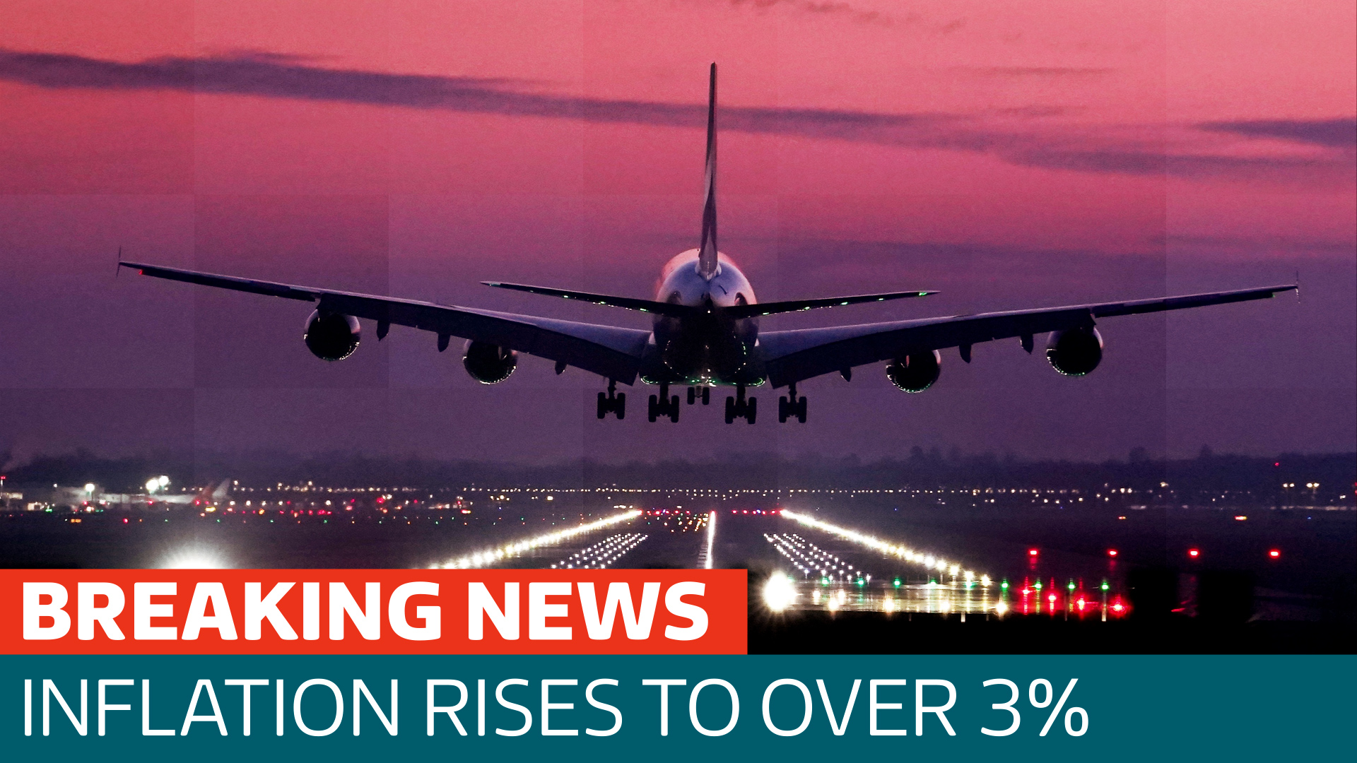 Inflation rises to 3.4% as airfare increases hits cost of Christmas getaways - Latest From ITV News