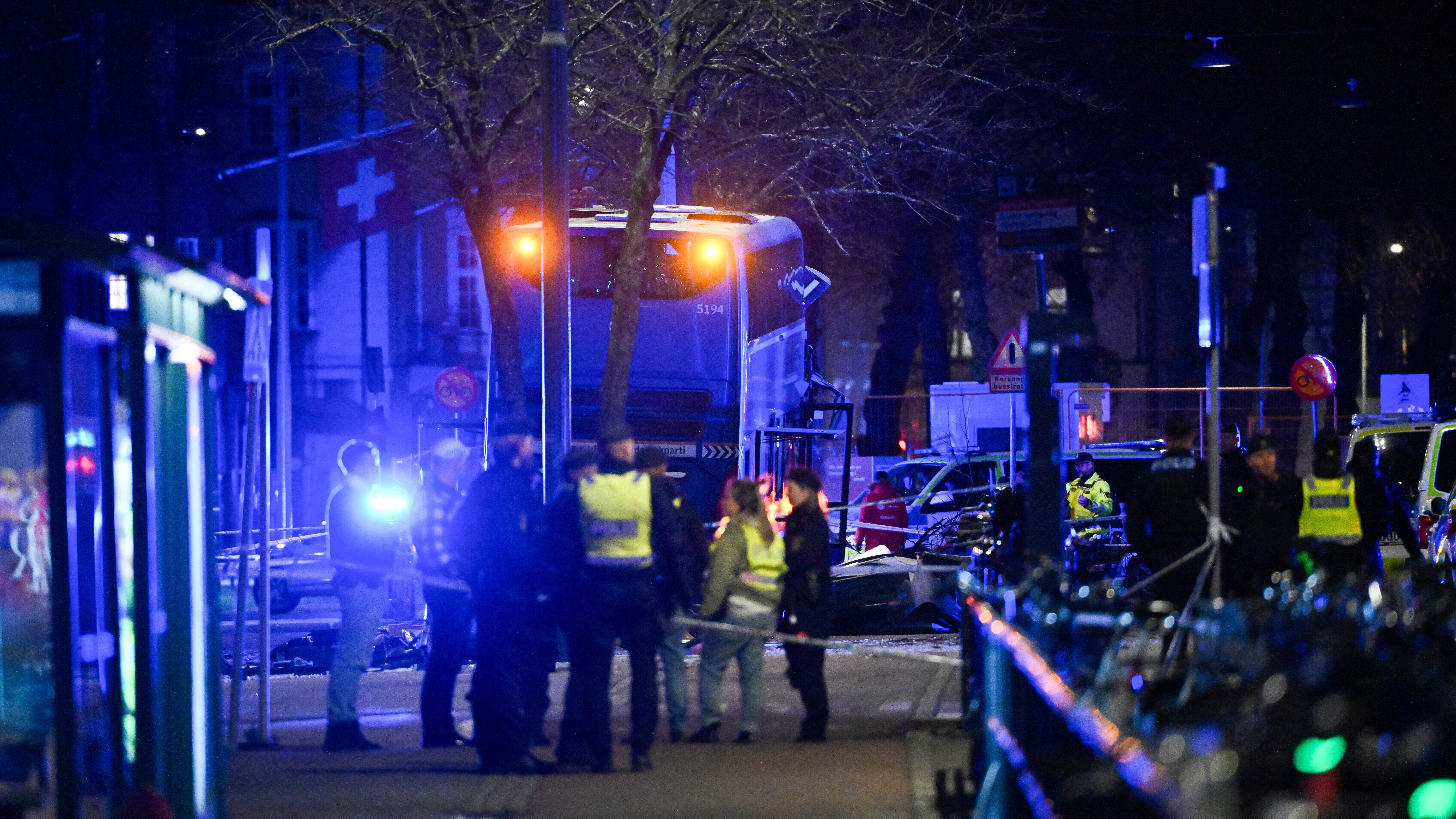 Several killed and injured after bus crash in Stockholm, police say