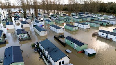 Credit: Billing Aquadrome flooded out on November 25 2024.
Credit: PA