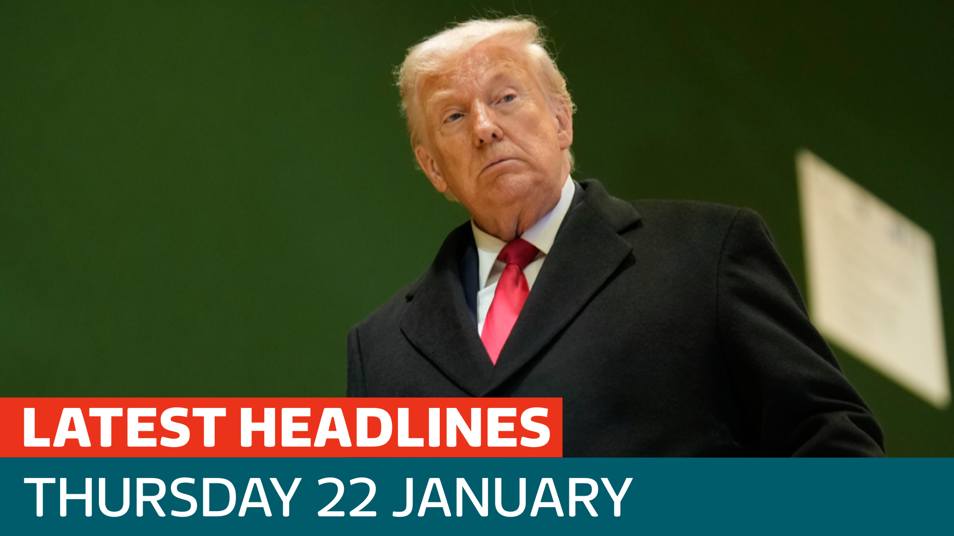 The latest headlines - as Trump and Zelenskyy meet at WEF in Davos - Latest From ITV News