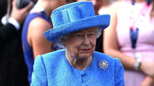 Queen Elizabeth at the Epsom Races in 2019. 