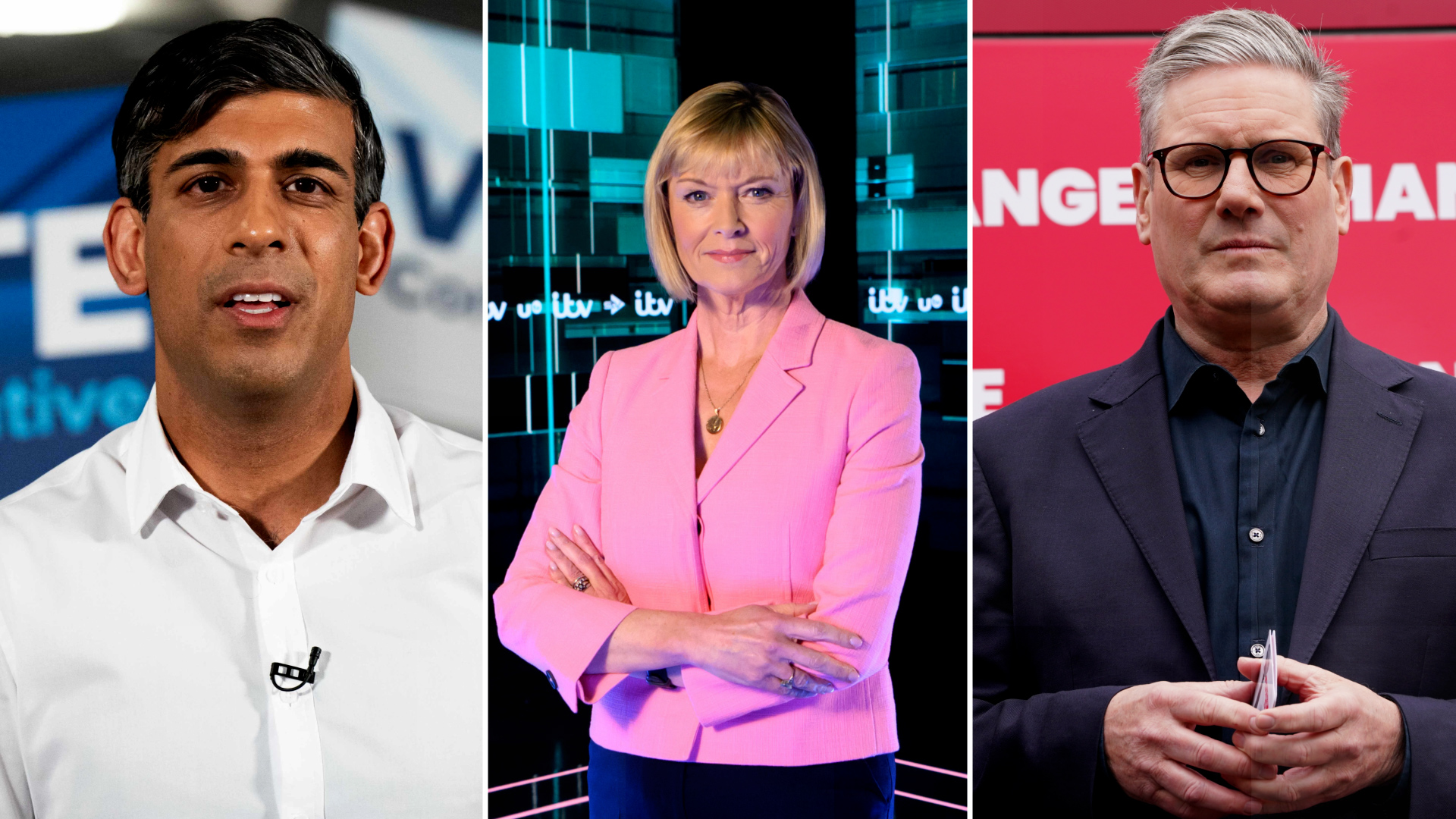 Countdown To ITV General Election Debate As Sunak And Starmer Go Head ...