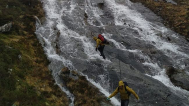 Rescuers on Ben Nevis attempting to find missing climber Harvey Christian.