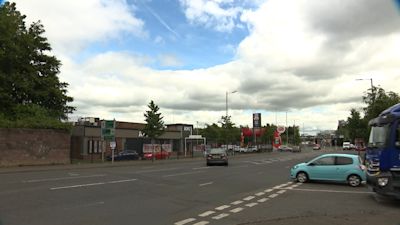 Police are investigating the incident in the Brougham Street area of Belfast.