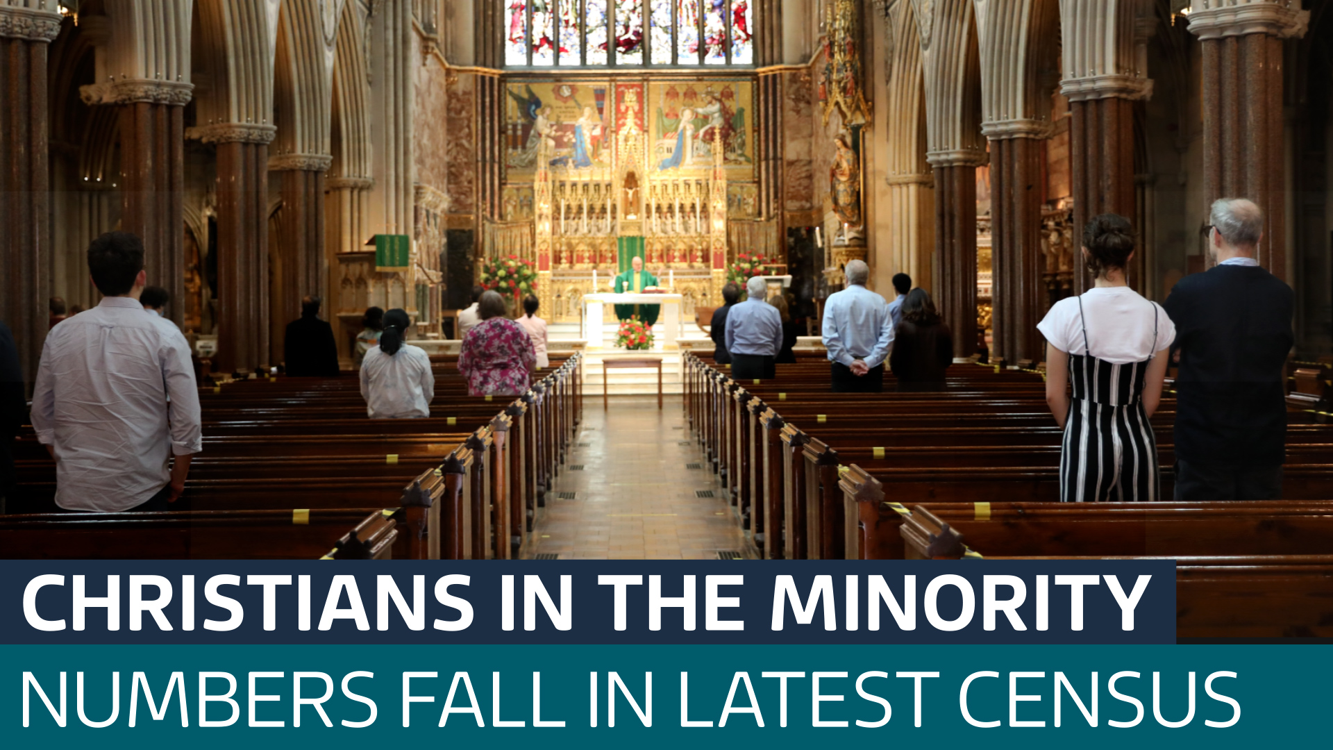 Number of people identifying as a Christian falls below half the ...