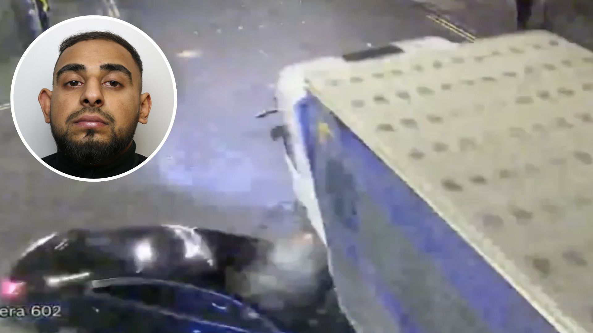 Moment Halifax driver runs red light and crashes into lorry in Bradford ...