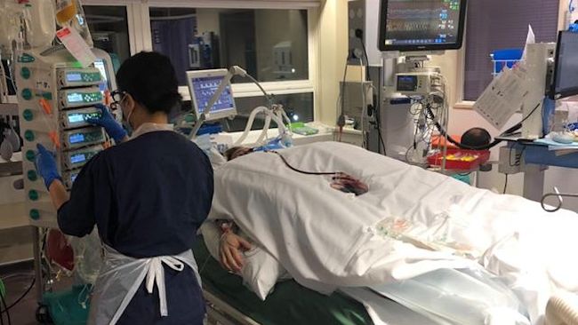 Billy Mullin in hospital