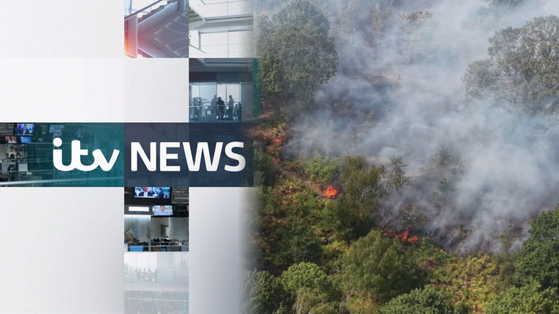 Watch Monday's ITV's Lunchtime News - as more wildfires spark in hot and dry conditions