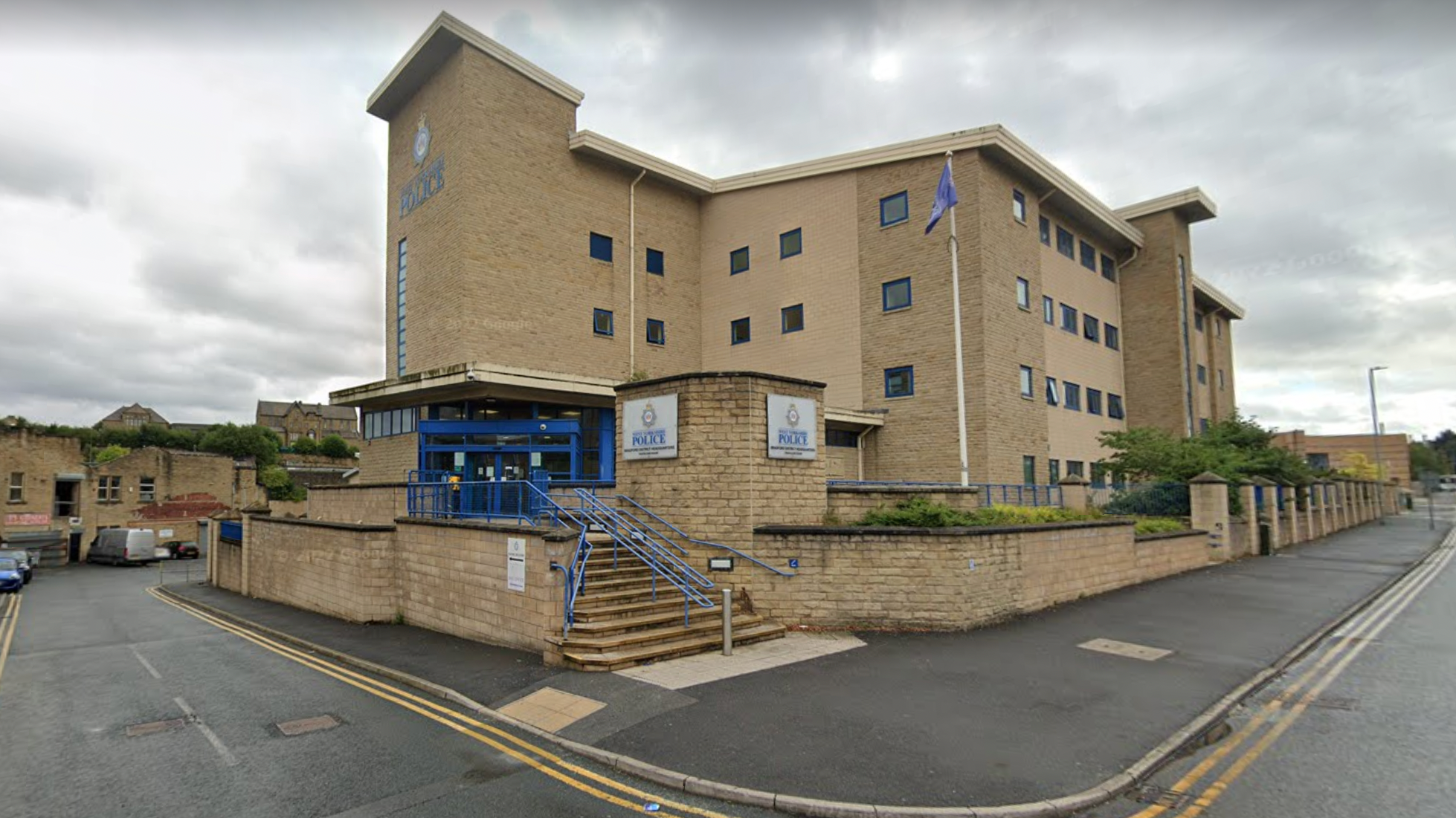 Man charged with brandishing weapons at Trafalgar House Police Station