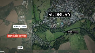 A member of the public attempted to dispose of human bones at the recycling centre in Sudbury